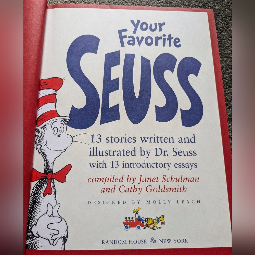 2004 Your Favourite Seuss 13 Stories and 13 Essays Dr Seuss 368 pages Banned